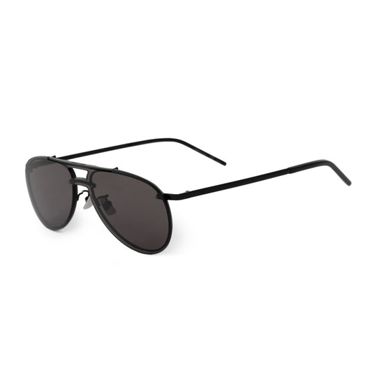 title:Saint Laurent Aviator Sunglasses SL416 002 99;color:Black