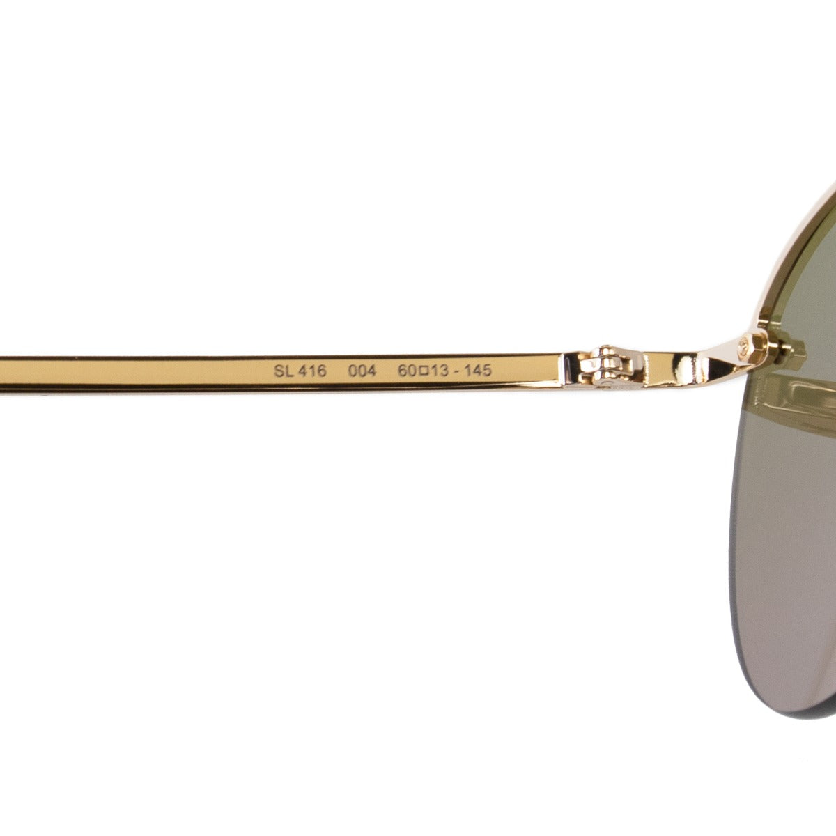 title:Saint Laurent Aviator Sunglasses SL416 004 60;color:Gold