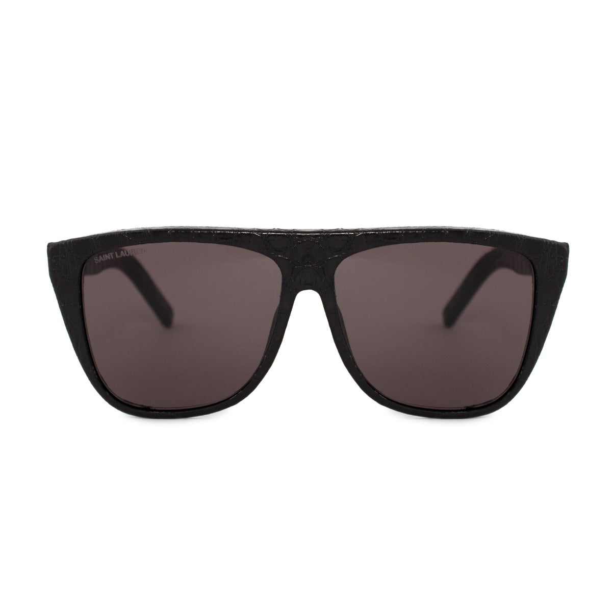 title:Saint Laurent rectangular Sunglasses SL1 012 59;color:Black