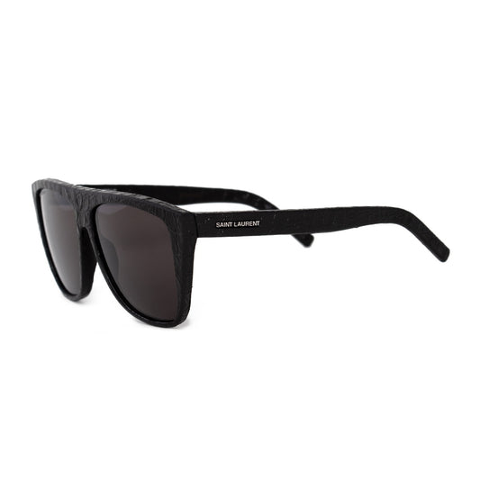 title:Saint Laurent rectangular Sunglasses SL1 012 59;color:Black