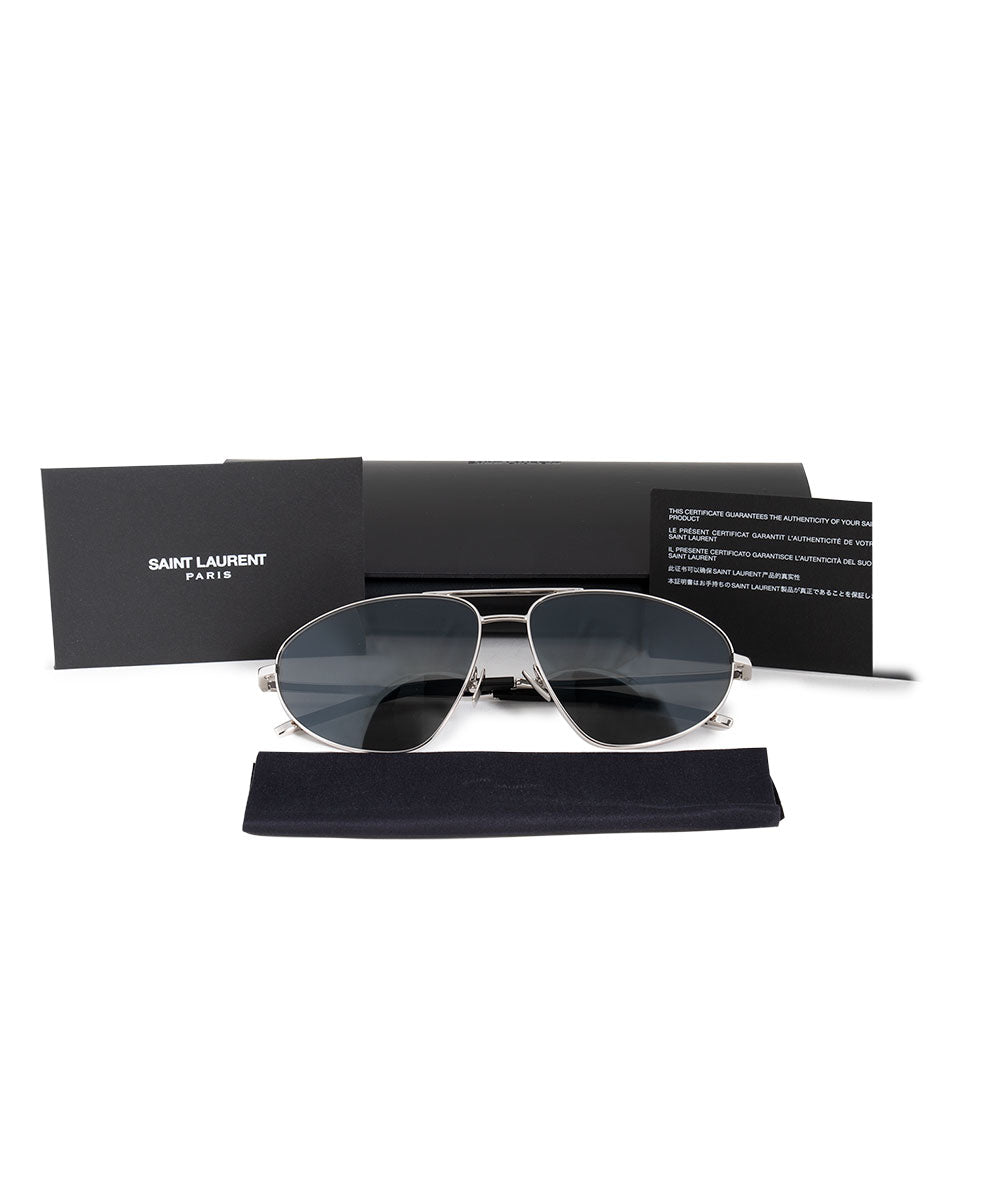 title:Saint Laurent SL 211 001 60 Aviator Sunglasses;color:not applicable