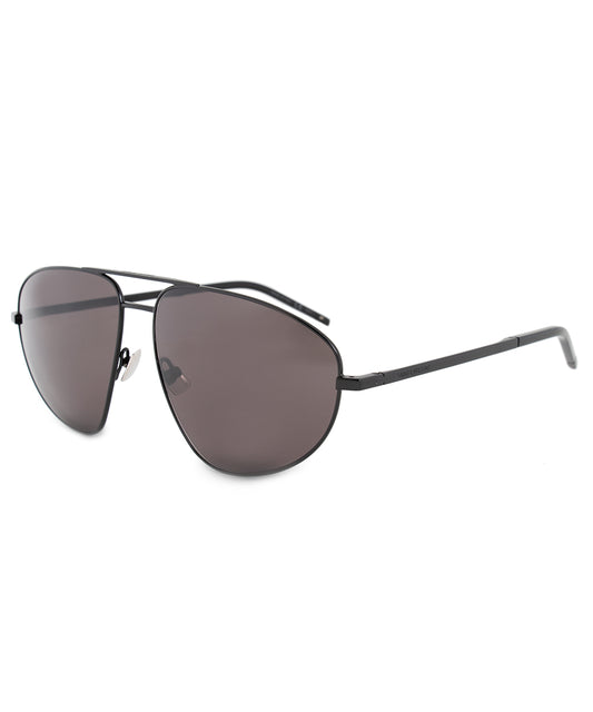 title:Saint Laurent SL 211 002 60 Aviator Sunglasses;color:Black