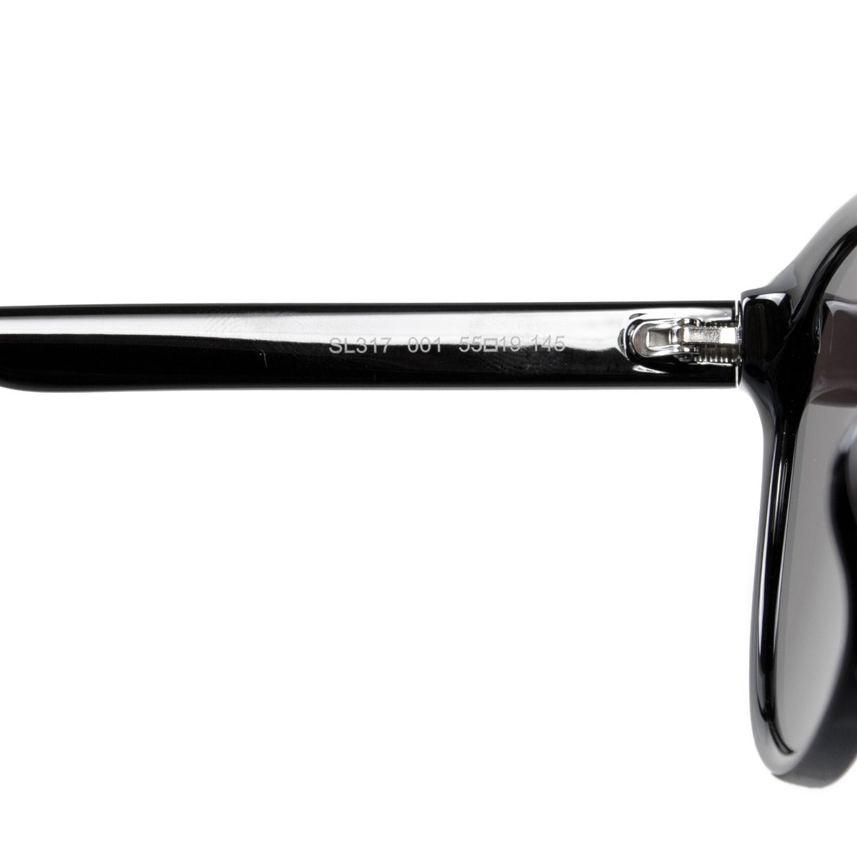 title:Saint Laurent Round Sunglasses SL317 001 55;color:Black