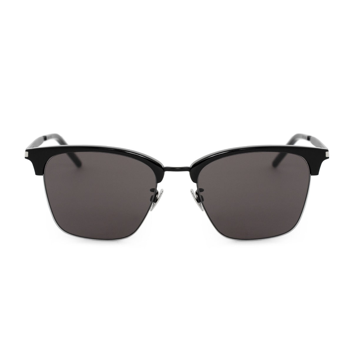 title:Saint Laurent Square Sunglasses SL340 001 55;color:Black