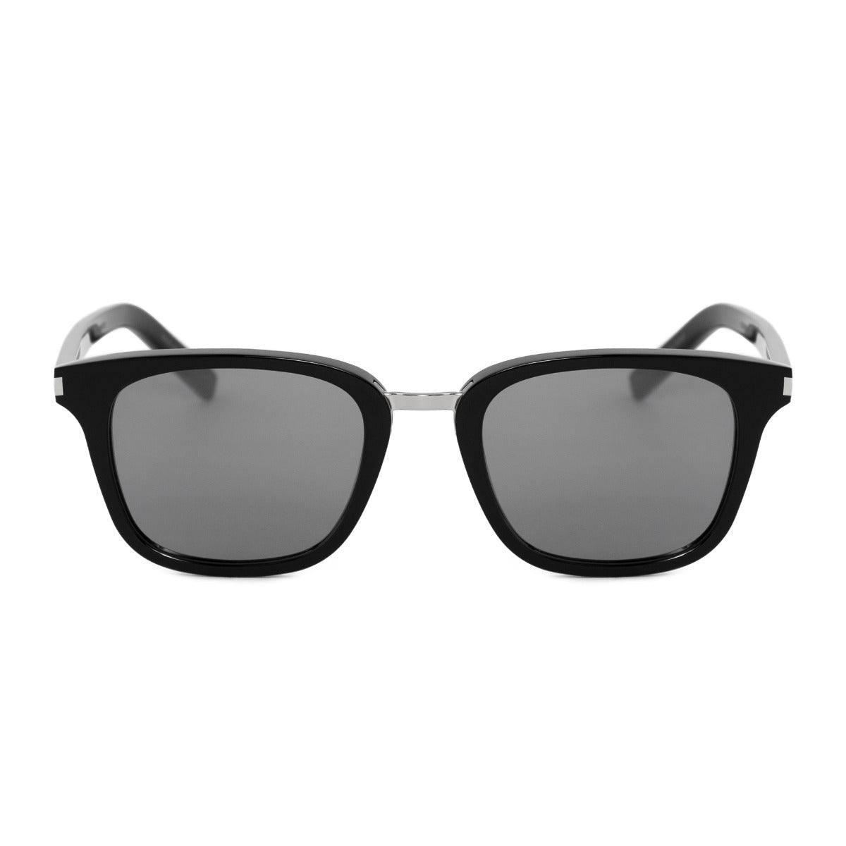 title:Saint Laurent Square Sunglasses SL341 001 51;color:Black