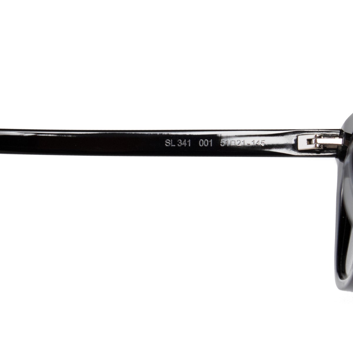 title:Saint Laurent Square Sunglasses SL341 001 51;color:Black