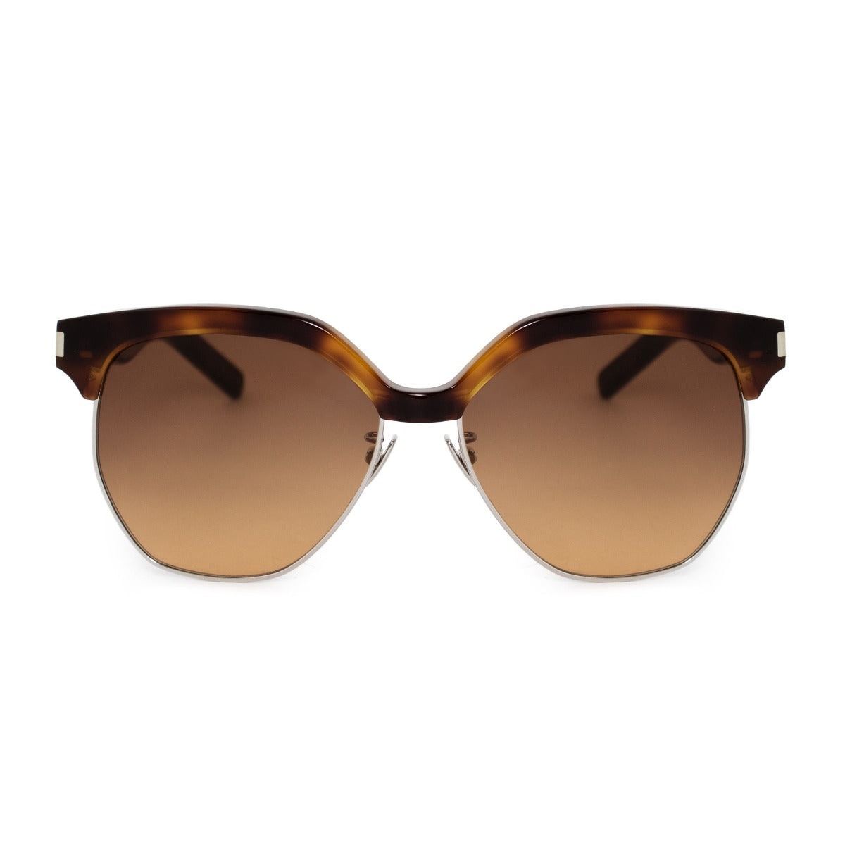 title:Saint Laurent Full Rimmed Sunglasses SL408 001 59;color:Brown