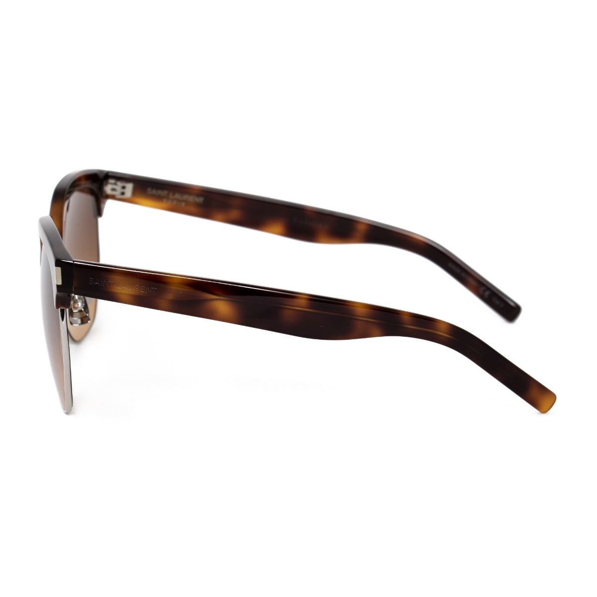 title:Saint Laurent Full Rimmed Sunglasses SL408 001 59;color:Brown