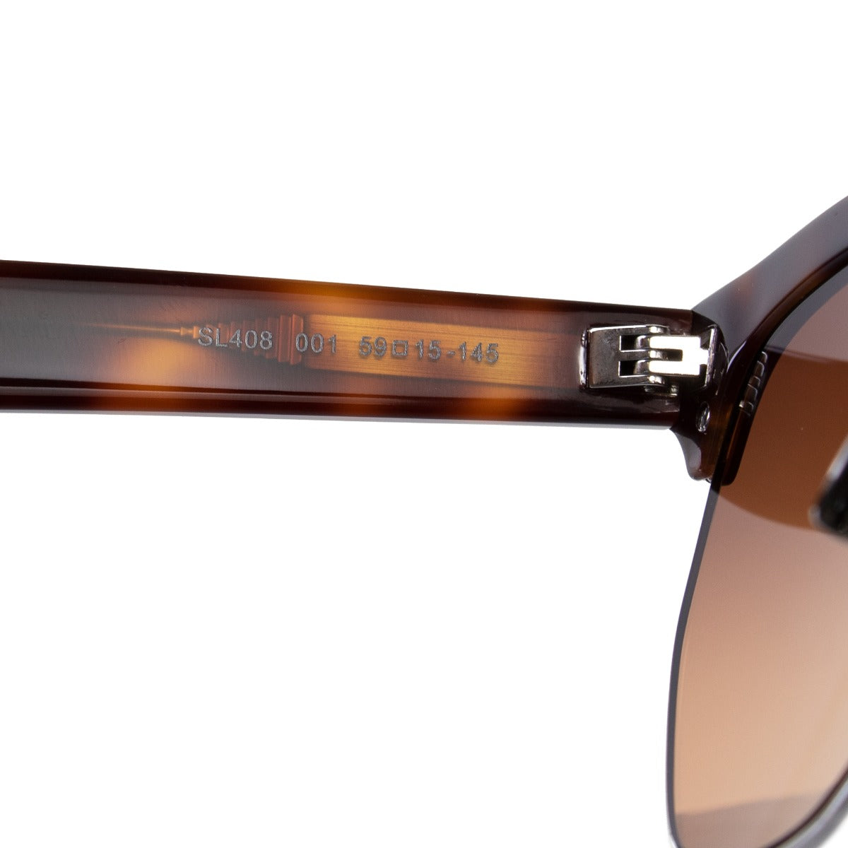 title:Saint Laurent Full Rimmed Sunglasses SL408 001 59;color:Brown