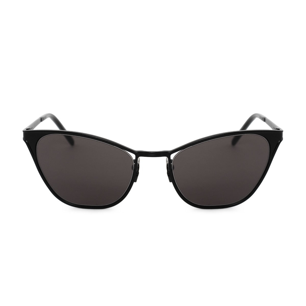 title:Saint Laurent Cat Eye Sunglasses SL409 002 55;color:Black