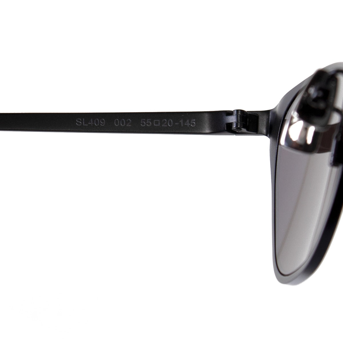 title:Saint Laurent Cat Eye Sunglasses SL409 002 55;color:Black