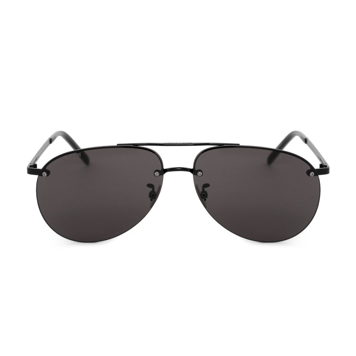 title:Saint Laurent Aviator Sunglasses SL416 002 60;color:Black