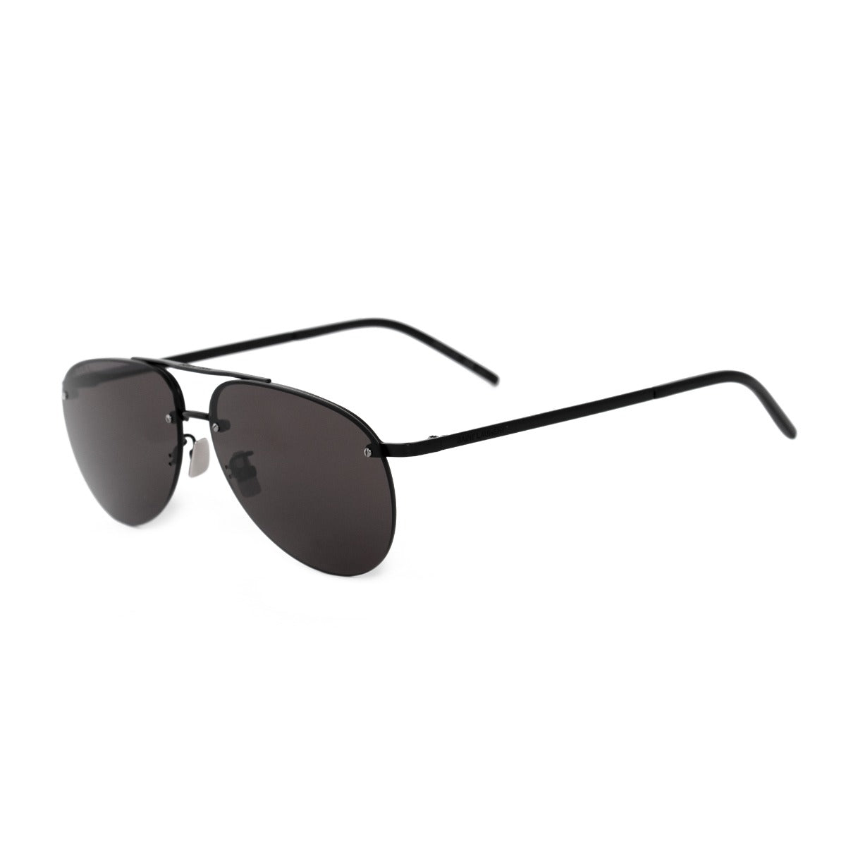 title:Saint Laurent Aviator Sunglasses SL416 002 60;color:Black