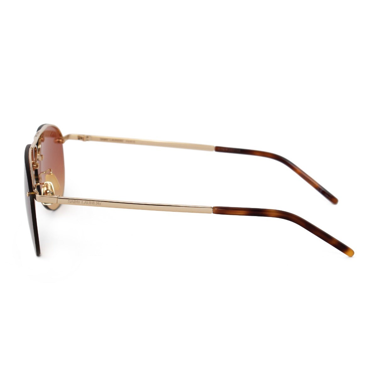 title:Saint Laurent Aviator Sunglasses SL416 005 60;color:Gold