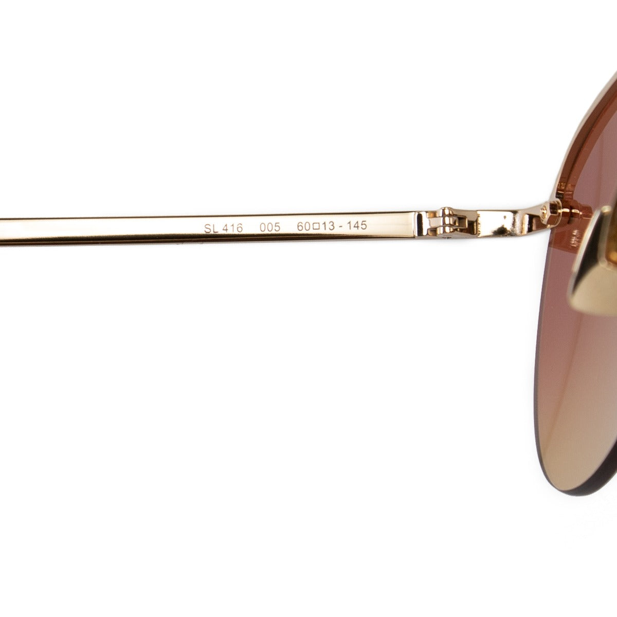 title:Saint Laurent Aviator Sunglasses SL416 005 60;color:Gold