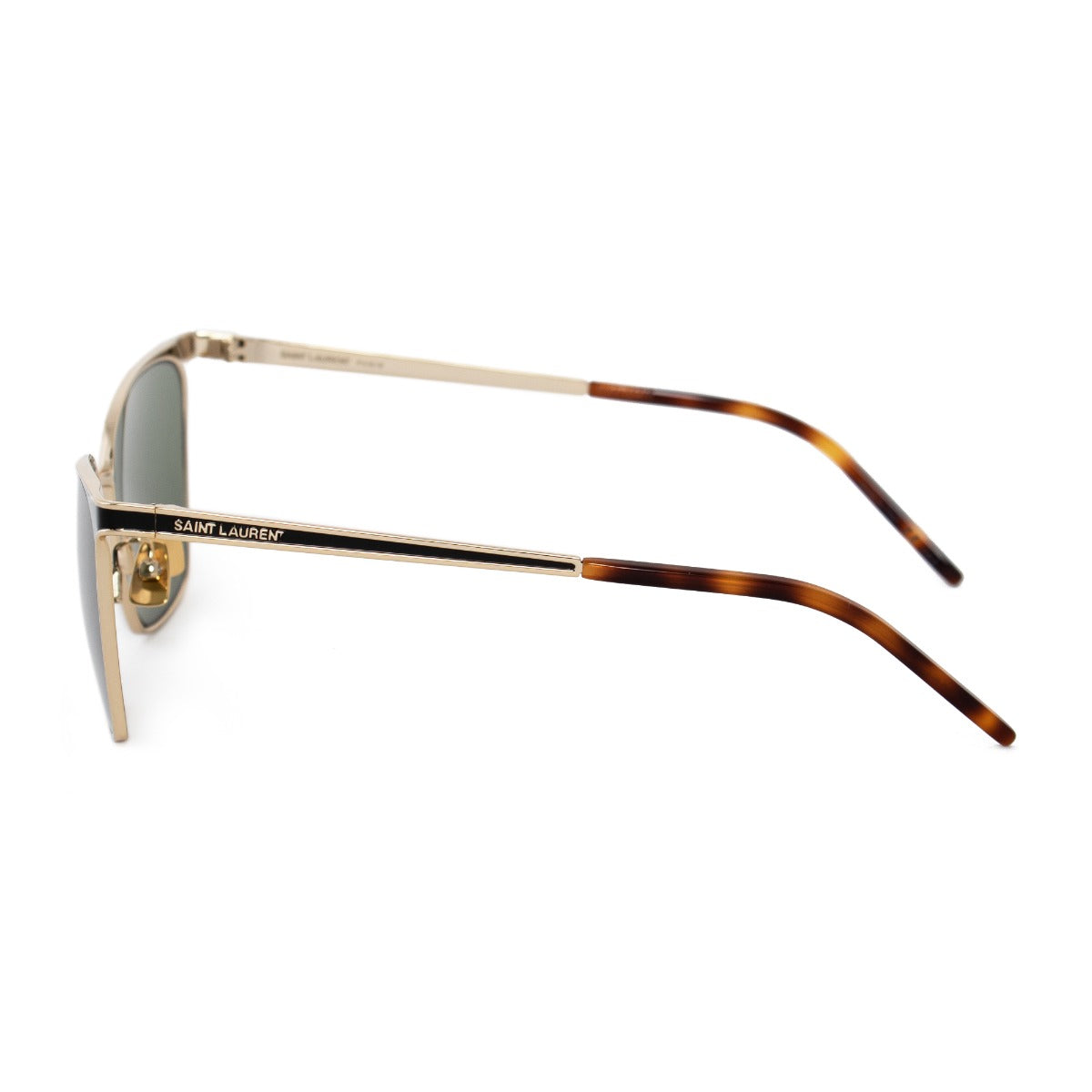 title:Saint Laurent Cat Eye Sunglasses SL429 002 56;color:Gold