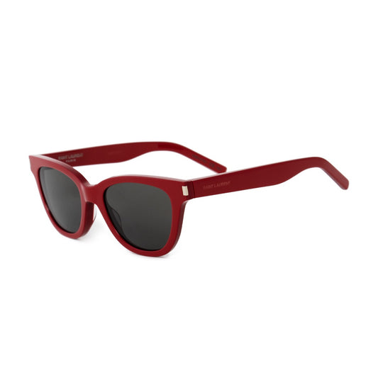 title:Saint Laurent Square Sunglasses SL51 003 51;color:Red