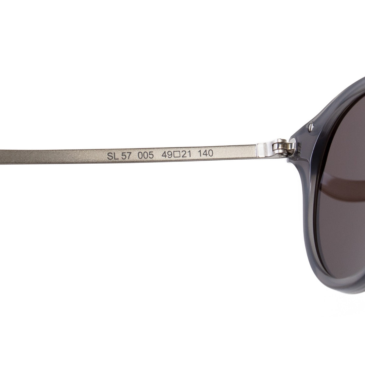 title:Saint Laurent Round Sunglasses SL57 005 49;color:Gray