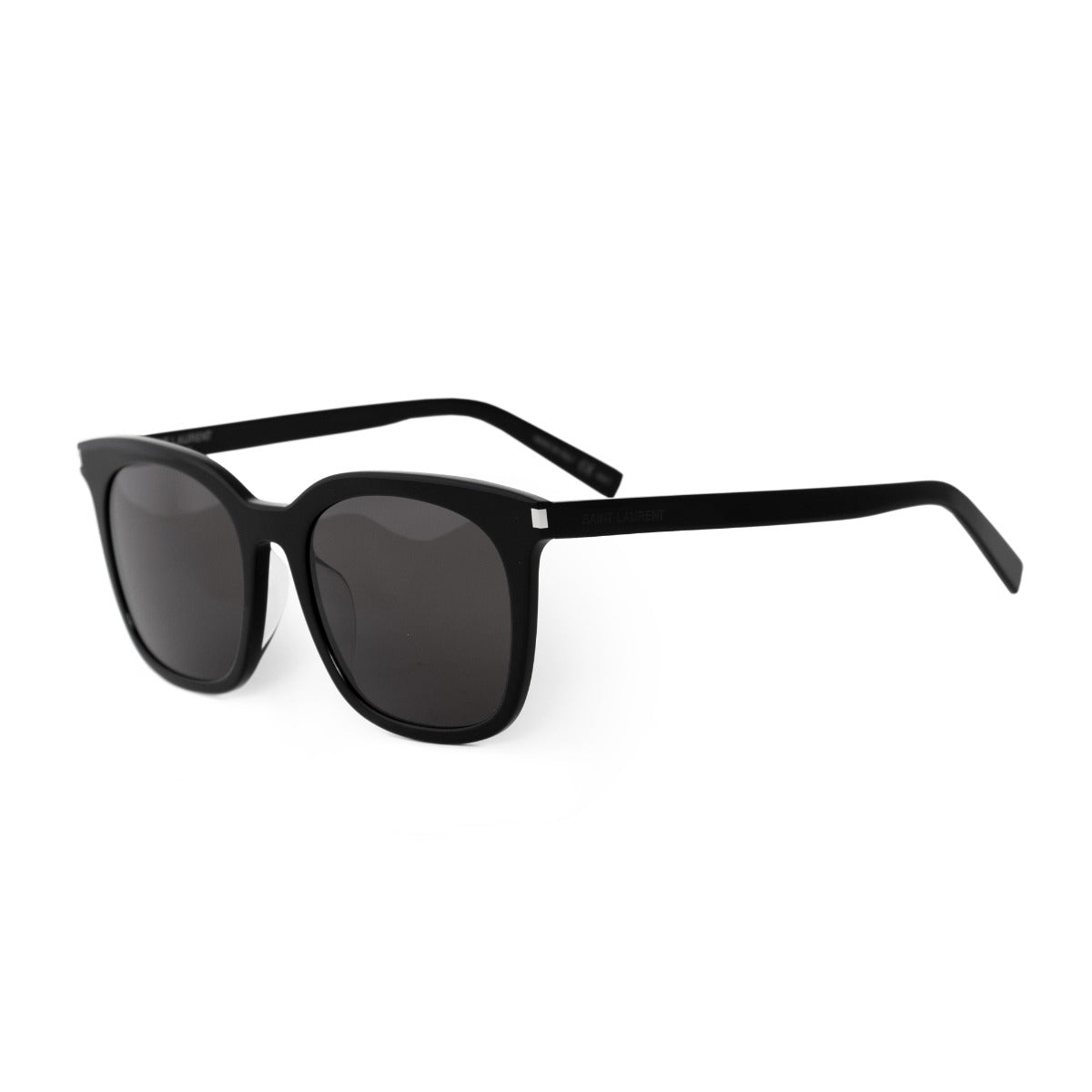 title:Saint Laurent Rectangular Sunglasses SL285F 001 54;color:Black