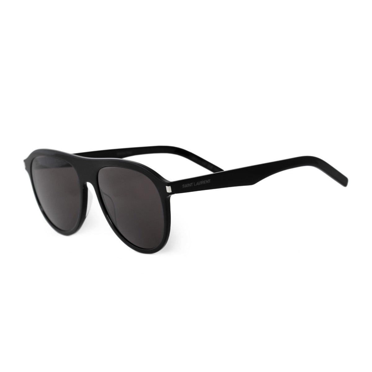 title:Saint Laurent Pilot Sunglasses SL432 001 57;color:Black