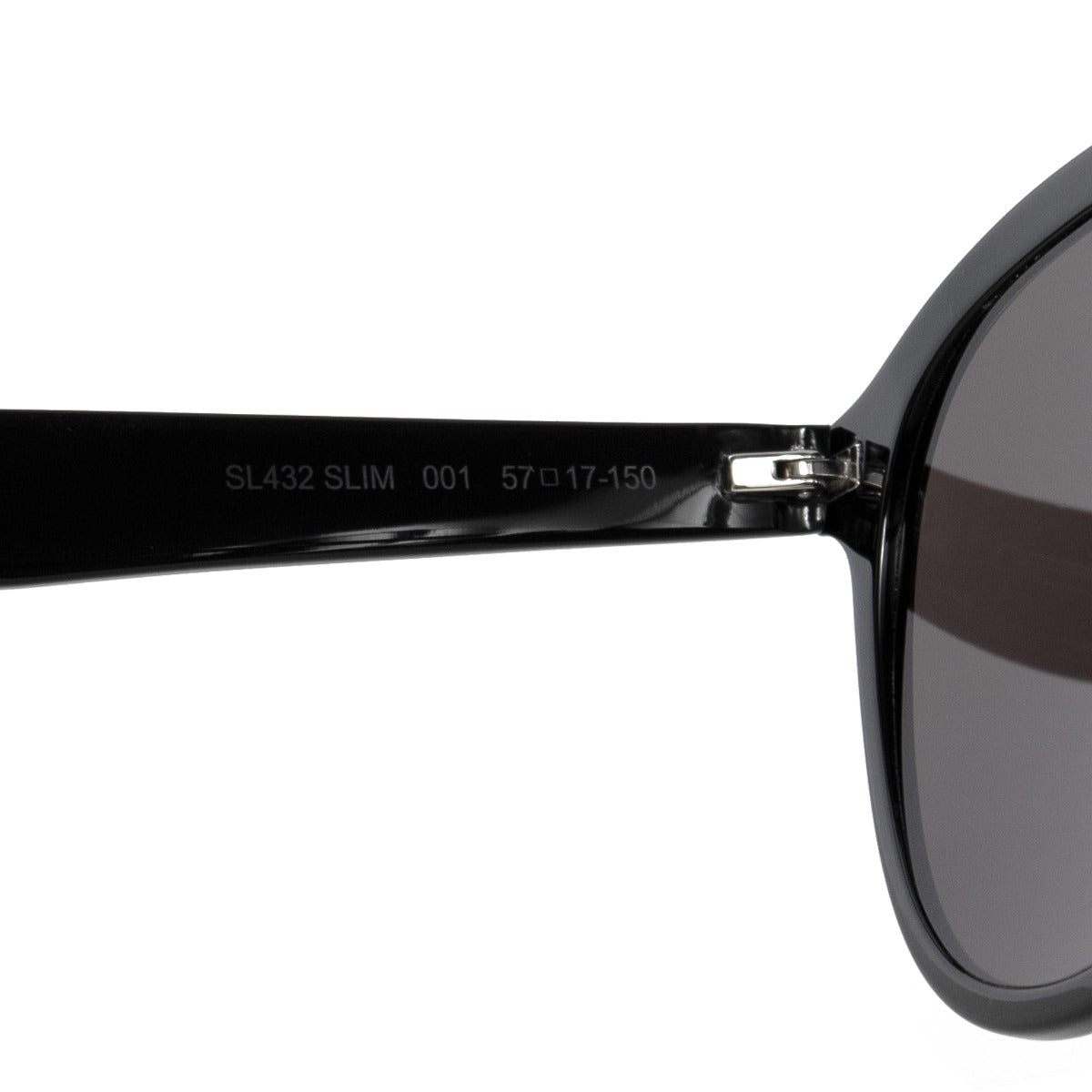 title:Saint Laurent Pilot Sunglasses SL432 001 57;color:Black