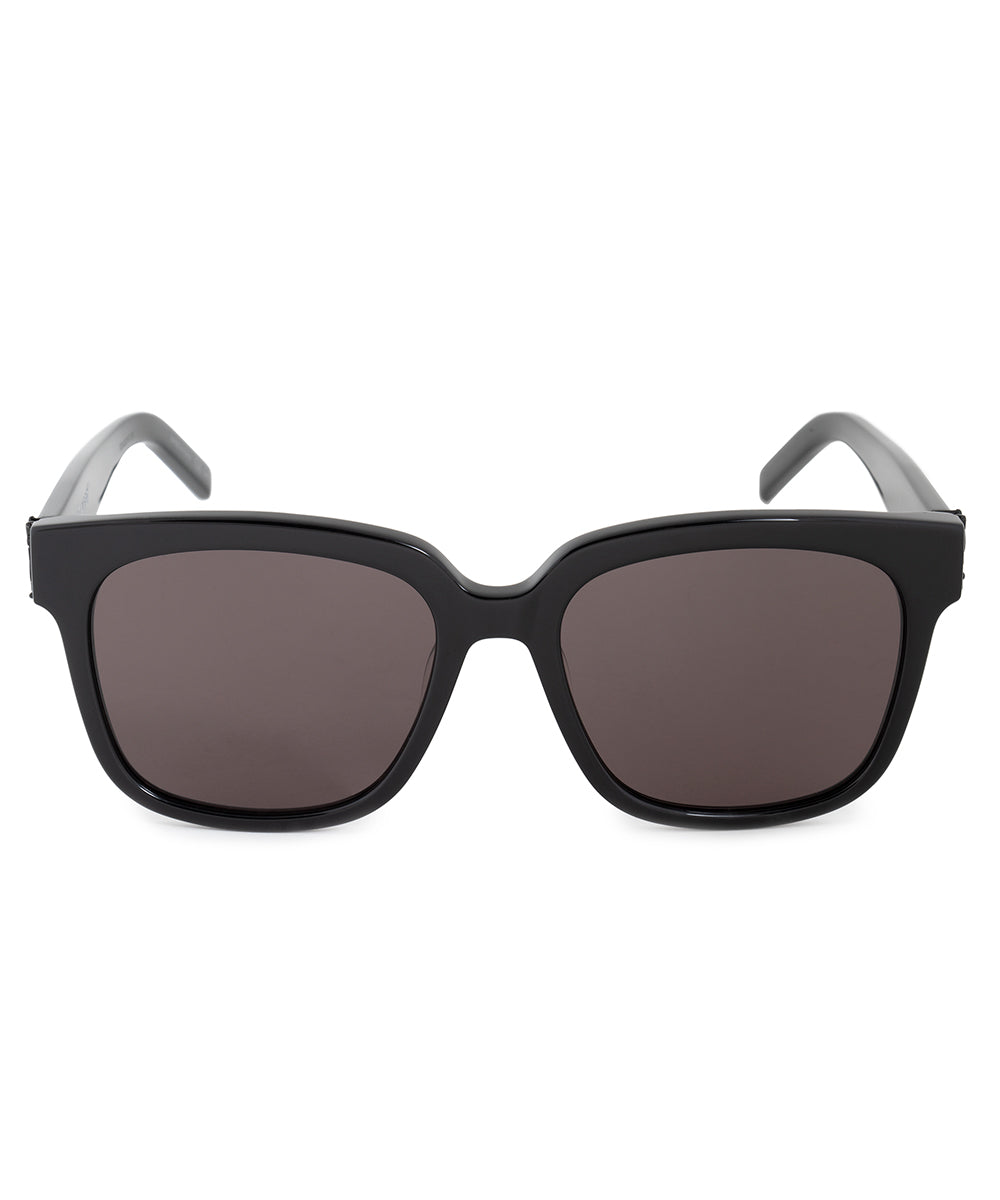 title:Saint Laurent SL M40 001 54 Square Sunglasses;color:Black