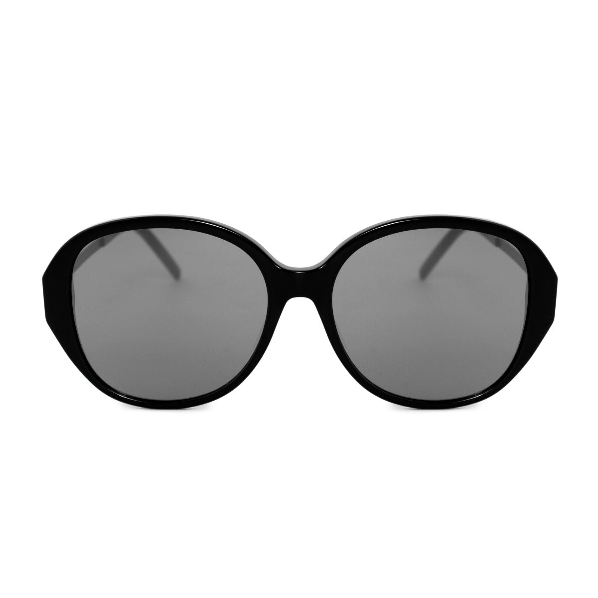 title:Saint Laurent Oval Sunglasses SLM48S BK 003 57;color:Black