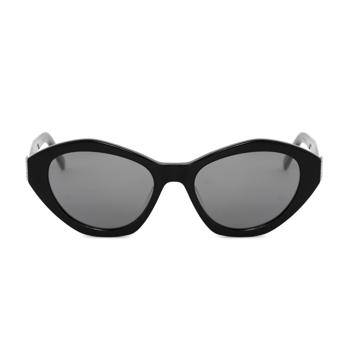 title:Saint Laurent Oval Sunglasses SLM60 005 54;color:Black