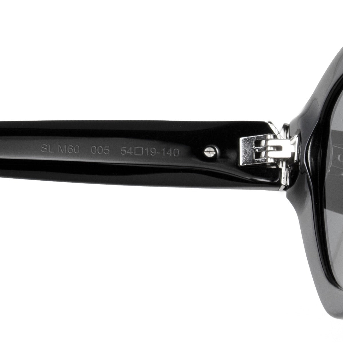 title:Saint Laurent Oval Sunglasses SLM60 005 54;color:Black